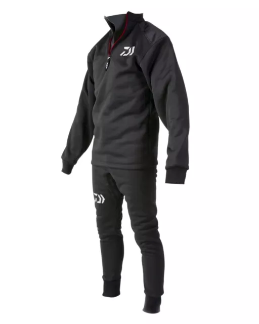 Daiwa Sleep Skin Black & Red Breathable Thermal Fishing Clothing Layer