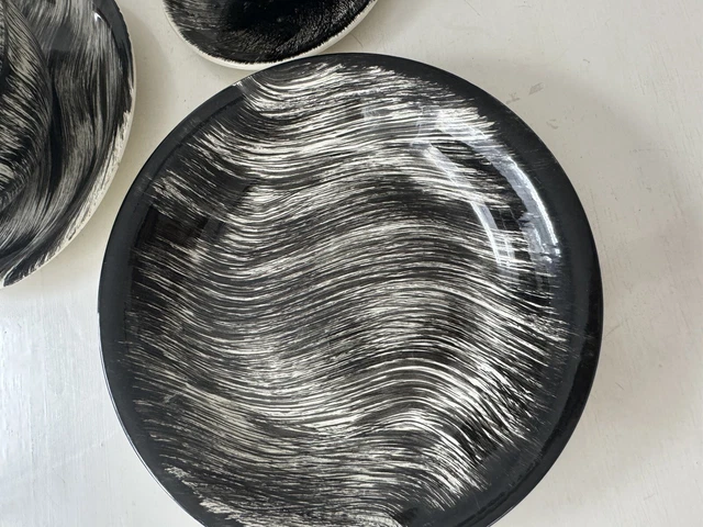 Assiettes Plates Service Golfe Juan De Salins - Faïence - Occasion Bon état - Vaisselle Vintage