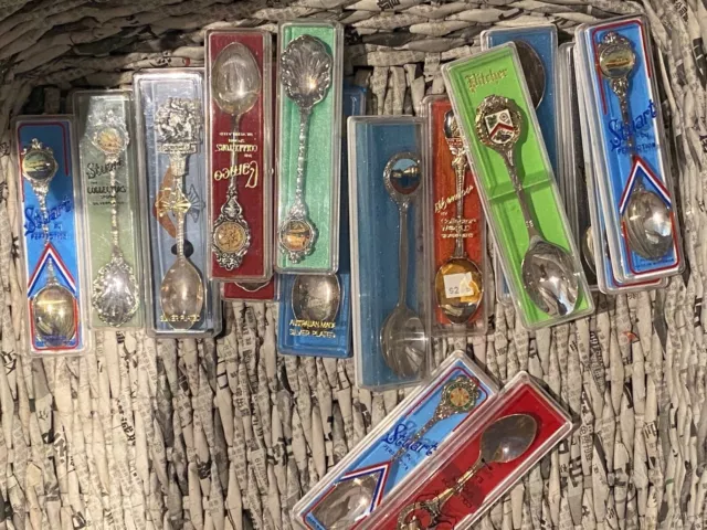 Collectors Souvenir Spoons - Unused in Boxes - Various