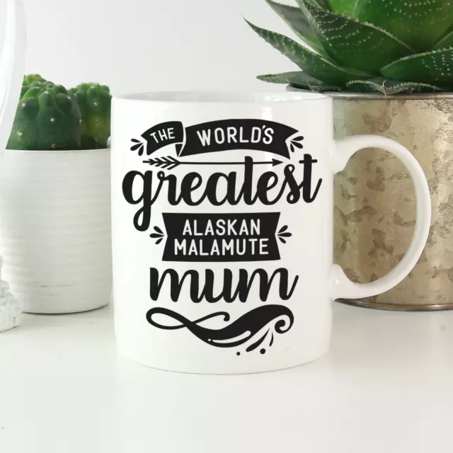 Alaskan Malamute Mum Mug: A cute & funny gift for Malamute dog owners & lovers!