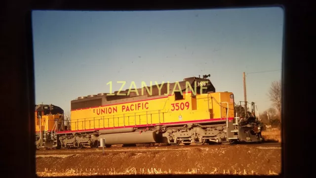 T1908 TRAIN SLIDE Railroad MAIN Line UNION PACIFIC 3509 COUNCIL BLUFFS IA 1999