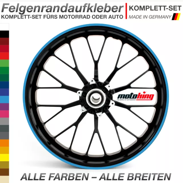 Felgenaufkleber Auto & Motorrad 4 mm 6 mm 9 mm 12 mm 15 mm