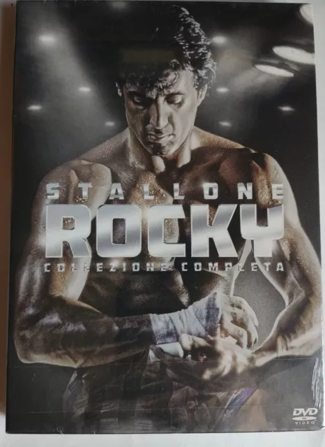 Dvd Rocky Collezione Completa 6 Dischi Nuovo Sigillato No Edicola