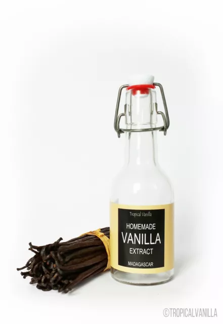 Homemade Vanilla Extract Infusion Kit + 06 Dry Vanilla Beans