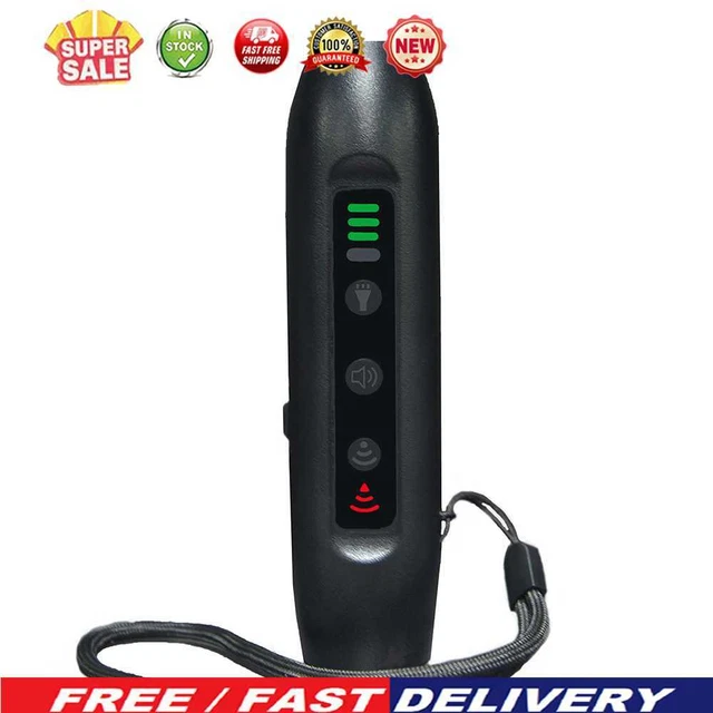 Disuasivos ultrasónicos de corteza con linterna LED plástico entrenamiento para perros suministros para mascotas