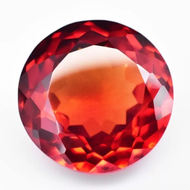 Natural Padparadscha Sapphire 47 Ct+ Round Faceted Certified EXCELLENT Gemstone 2