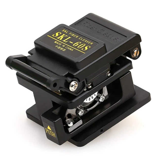 -60S Fiber Cleaver Cable Cutter 3-in-1 Mount Blank Fiber Optic V8S8