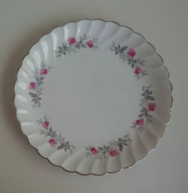 Pretty Vintage Myott's England Fine White Ironstone Cake Plate *Royal Bride