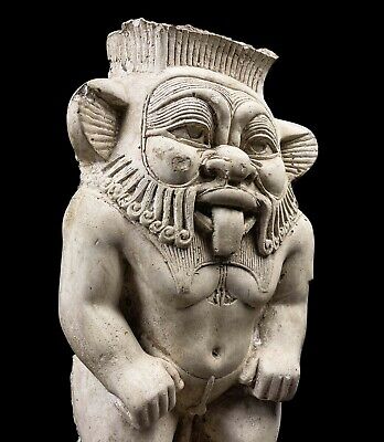 Rare Large BES Egyptian god of joy, childbirth, fertility, sexuality, humor