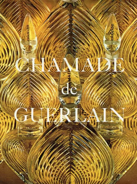 publicité Advertising 0623  1970   Chamade   parfum           Guerlain