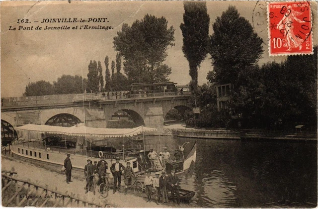 CPA AK Joinville le Pont Le Pont de Joinville et l'Hermitage FRANCE (1283479)