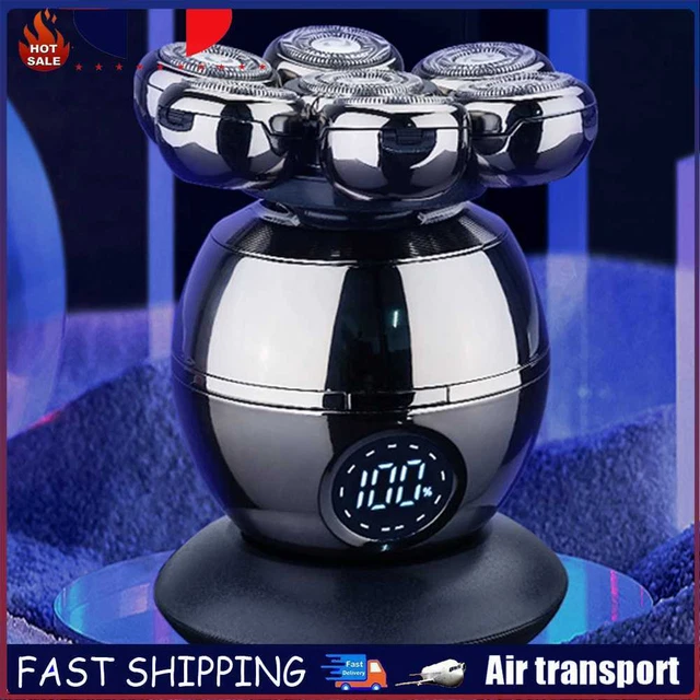 Man Shaver Rotatable Electric Beard Shaving Washable Portable for New Year Gifts