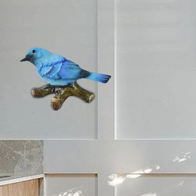 Birds On A Branch Hanger Wall Art Decor Resin Wall Coat Hook for Towel Hat