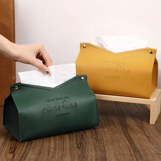 de servilleta Caja de toalla de papel Caja de tejido para coche Funda de tejido