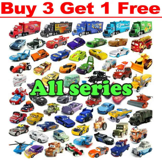 Disney Pixar Cars Lot Lightning McQueen 1:55 Diecast Model Car Toy Gift for Boy