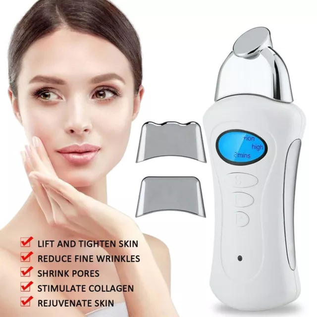 Microcurrent Handheld Galvanic Spa Facial Skin Lifting Body Slimming Massager