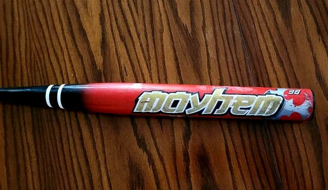 Batte De Softball Composite Worth Mayhem M7 – 34 Pouces, 26 Oz – Adulte