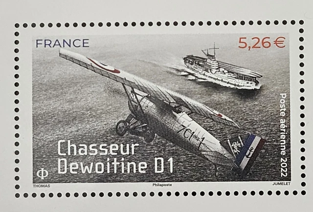 Bloc Neuf Poste Aérienne – Chasseur DEWOITINE D1-2022 – N°084246