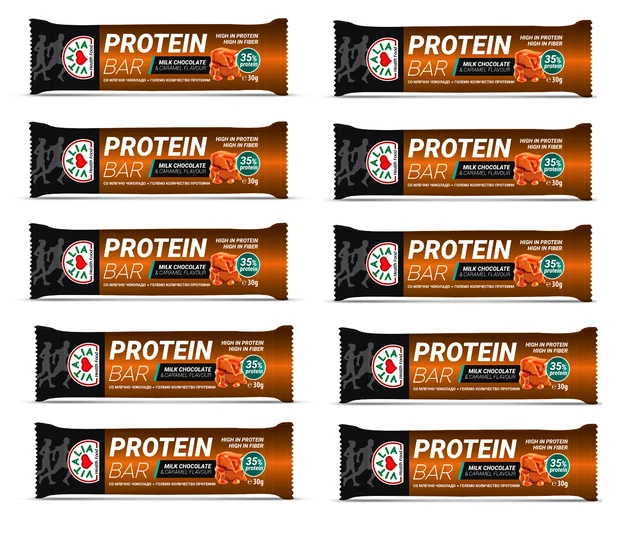 10X 30gr Barras de Proteína Pura Snacks Nutritivos Bajos en Azúcar ¡Gran Oferta!