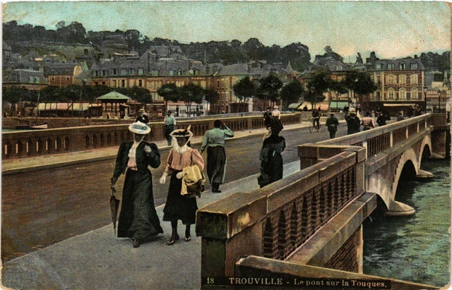 CPA FINDILLE - Le Pont sur la Touques (276339)