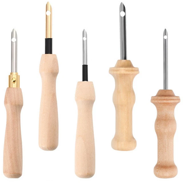 Sello de madera sello aguja de bordar lápiz para bordar a mano uso diario