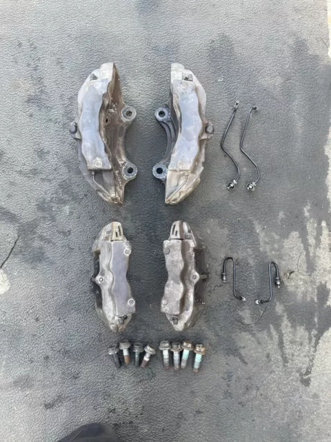 04-10 Brembo 17Z Front Rear Brake Calipers 6 Piston Vw Touareg Audi Porsche Set