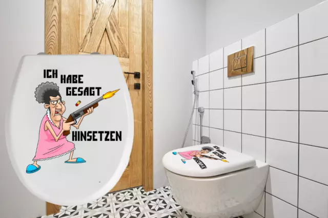 Kaufe Dekoration Home Abnehmbare WC-Abdeckung Aufkleber Closestool