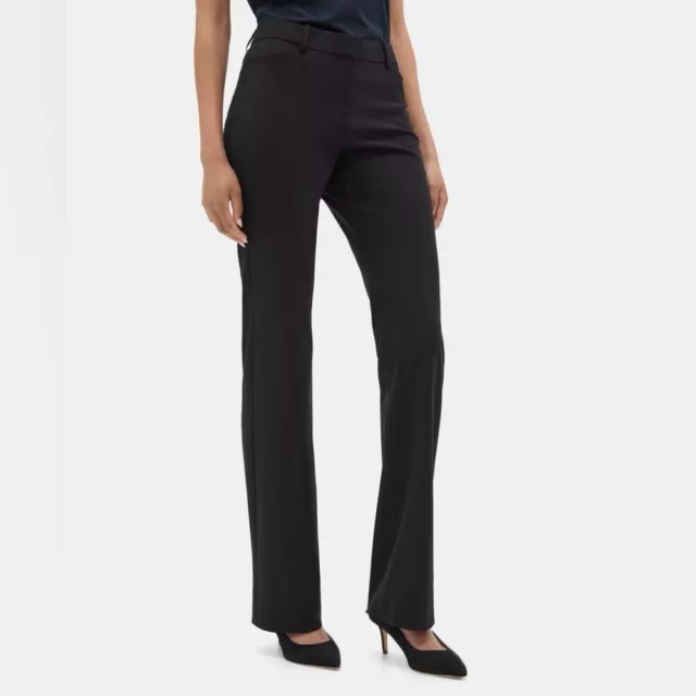 Theory Tailored Pant In Sevona Stretch Wool Size 2