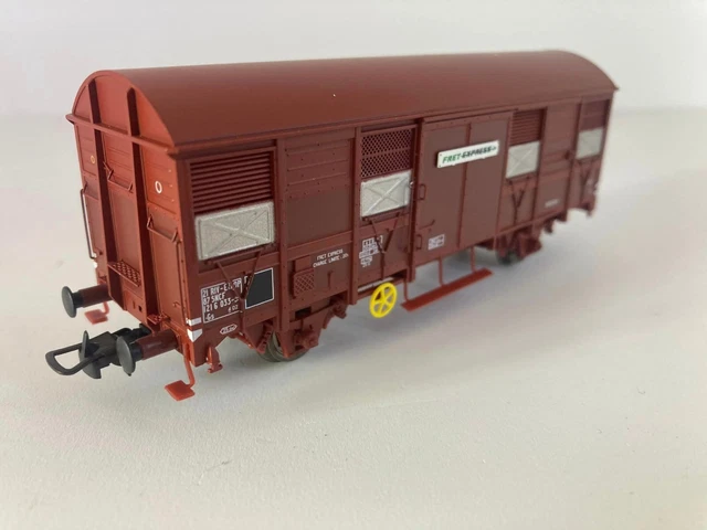 JOUEF 6187 HO - Set De 2 Couverts Fret Express Ep IV SNCF Jouef Hornby Fr Id26909