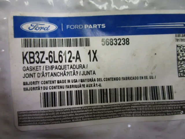 NEW OEM Ford exhaust gasket ( KB3Z-6L612-A )