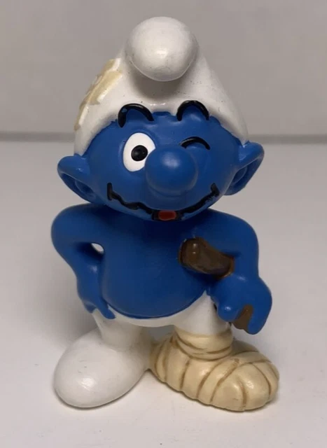 Figurine Schtroumpf clown Peyo Schleich 1980 - Jeux & Jouets