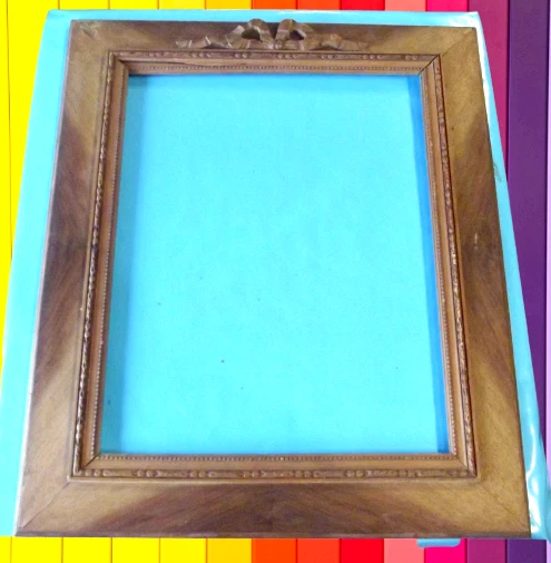 Grand Cadre Photo Ancien Style Vintage - Format Standard, Sans Marque