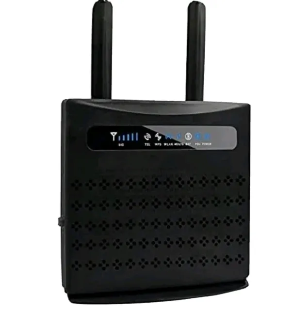 Yeacomm 4G LTE CPE Router with Sim Card Slot, 4G Wi-Fi Router with 2 RJ11 and 4