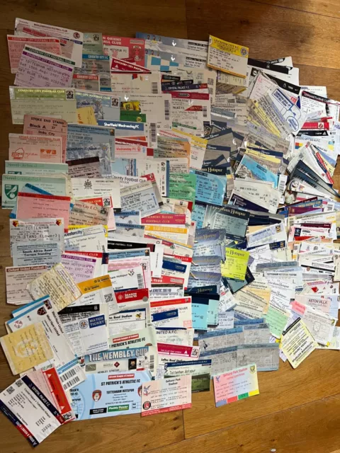 Collection of 400 TOTTENHAM HOTSPUR Home and Away Tickets