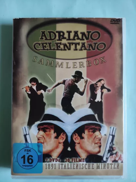 ADRIANO CELENTANO Super-SAMMLERBOX 7 DVD 20 Filmklassiker