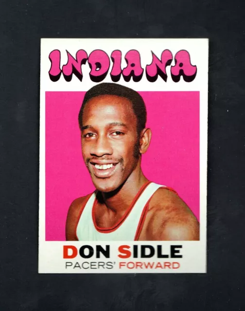 1971 Topps Don Sidle #161 ~ Indiana Pacers  ~  Set Break!  ~~ HIGH GRADE