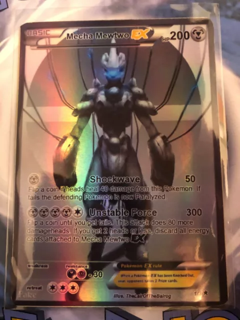 Shadow Mewtwo VMAX Pokemon Card 