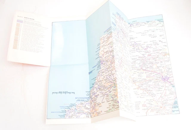 Bus Rote Map Devon BUS COACH ROUTE Map British Bus Services No.2 North Devon Ian Allan ...