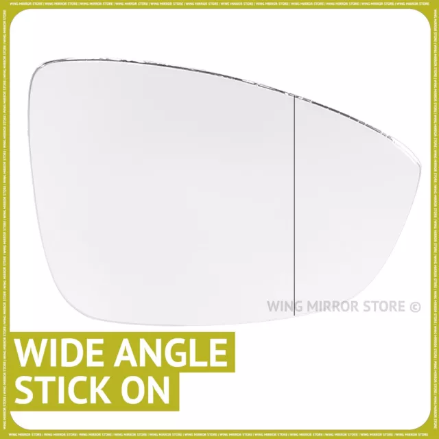 Right hand driver side for VW Beetle (A5) 2011-2019 Wide Angle wing mirror glass