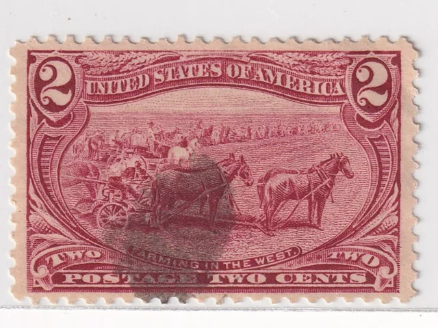 USA stamps - 1898 Trans-Mississippi Exposition Issue 2C_ Cancel Study