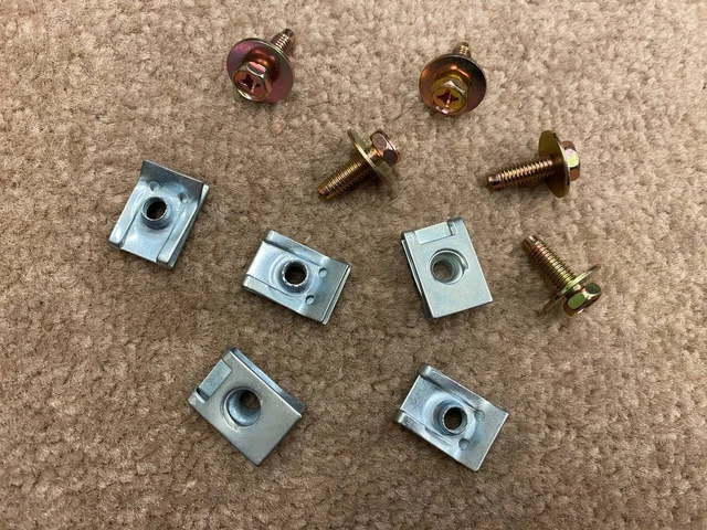 Dadi A U In Metallo M6 E M8 - 20 Pezzi Per Fissaggio Pannelli E Elettrodomestici - Foto 3