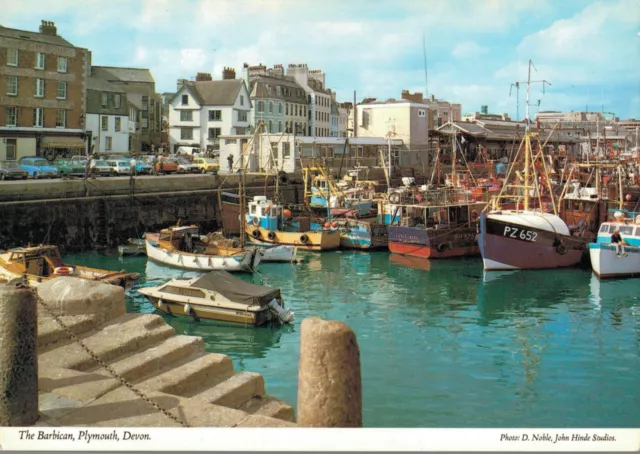 The Barbican, Plymouth, Devon : Vintage Postcard