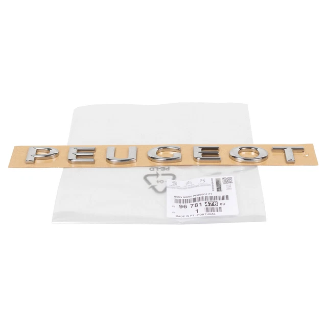 Emblème/logo De Calandre Avant Original Peugeot Partner - Référence 7810J4 - Neuf, Fabriqué En France