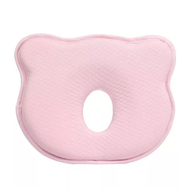 Baby pillow shaped pillow, anti deviation flat head memory cotton newborn cotton