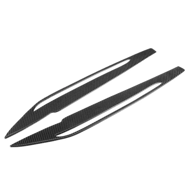 2 pz finiture per sopracciglia fari in fibra di carbonio adatte per X5 X6 F15 F16 2014-2018