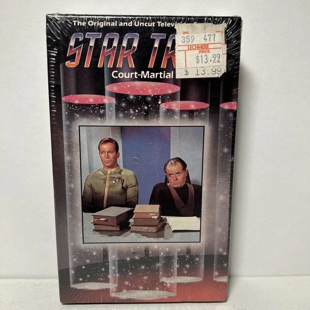 STAR TREK. COURT Martial. Original Uncut. VHS aired 1967