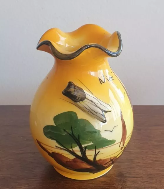 French Albert Ferlay Vallauris Souvenir Nice Cicada Vase 2