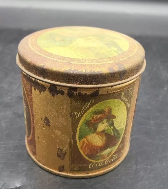 Coca Cola Lot Of Collectibles TIN With Caps