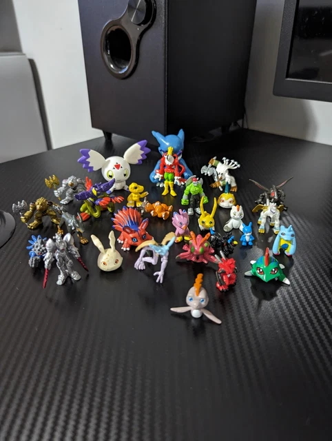 LOT OF 28 Bandai Digimon Mini Figures *Rare* Years 1999+ $100.00 ...