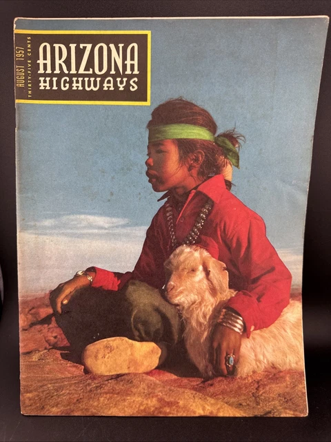 Arizona Highways 1953年8月　アリゾナハイウェイ Vintage Arizona Highways Magazine Lot 21 Issues from Years